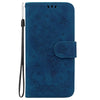 For Samsung Galaxy A36 5G / A56 5G Butterfly Rose Embossed Leather Phone Case(Blue)