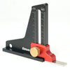 Ganwei Woodworking Height Gauge 0-50mm Aluminum Alloy Adjustable Tablesaw Depth Measuring Tool(Black)