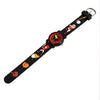 JNEW A335-86131 Children Cartoon 3D Baseball Boy Silicone Strap Waterproof Quartz Watch( Black)
