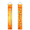 30 x 180cm Thanksgiving Day Couplet Decoration Porch Hanging Flag(Harvest)