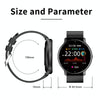 ZL02 1.28 inch Touch Screen IP67 Waterproof Smart Watch, Support Blood Pressure Monitoring / Sleep Monitoring / Heart Rate Monitoring(Blue)