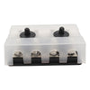 CP-3157 M10 RV Modified Yacht Double-row 4-way Busbar with Dust Cover