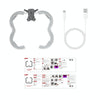 For DJI Avata 2 STARTRC Drone LED Propeller Protective Guard Anti-collision Ring (Transparent)