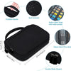 Multifunction Watch Strap Data Line 36 Slots Storage Bag(Black)