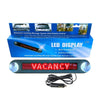 DC 12V Car LED Programmable Showcase Message Sign Scrolling Display Lighting Board with Remote Control(Green Light)