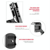 YELANGU C22 YLG0334B Video Camera Cage Stabilizer with Handle for Canon EOS R5/R6 (Black)
