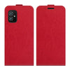 For Asus Zenfone 8 R64 Texture Single Vertical Flip Leather Protective Case with Card Slots & Photo Frame(Red)