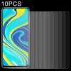 10 PCS 0.26mm 9H Surface Hardness 2.5D Explosion-proof Tempered Glass Non-full Screen Film For Xiaomi Redmi Note 9 Pro