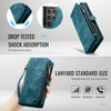 For Samsung Galaxy S25 Ultra 5G CaseMe 008 Detachable Multifunctional Leather Phone Case(Blue)
