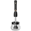 Electric Scrubber USB Rechargeable Makeup Brush Cleaning Machine Automatic Drying Brush Cleaner(Black)
