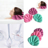 Shell Shaped Soft Bathroom Pillow Home Comfortable Spa Inflatable Bathtub Cushion, Random Color Delivery