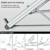 JP-2 Universal Aluminum Alloy Folding Laptop Stand