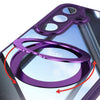 For Samsung Galaxy A16 5G 360 Holder MagSafe Acrylic Hybrid TPU Phone Case(Purple)