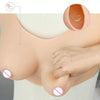 Skinless Silicone Breast Implants Bionic Breast Implants Fake Breast Underwear Chest Pads, Size:C Cup(Paste Skin Tone)