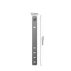 10pcs /Pack  125mm Silicone Cable Tie 4 Hole Wire Winder Fastener(White)