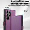 For Samsung Galaxy S23 Ultra 5G LC.IMEEKE L1 Series Frosted Fine Texture PU Phone Case(Purple)