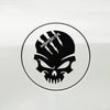 A-047 Demon Claw Skull Head Car Body Decoration Sticker(Black)