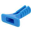 Dog Toothbrush Stick, Rubber Chew Toy with Toothpaste Reservoir, Blue, Medium
