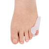 2 PCS Single-hole Small Toe Thumb Separation Corrector(White)