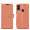 For Alcatel 1SE  2020 Litchi Texture Horizontal Flip Protective Case with Holder & Card Slots & Wallet(Brown)