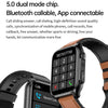 TK12 1.96 inch IP67 Waterproof Silicone Band Smart Watch Supports ECG / Remote Families Care / Bluetooth Call / Body Temperature Monitoring(Blue)