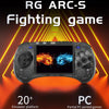 ANBERNIC RG ARC-S Handheld Game Console 4-Inch IPS Screen Linux System Portable Video Arcade 256G(Transparent Black)