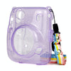 Glitter Power Crystal Case with Strap for FUJIFILM Instax mini 11 (Purple)
