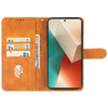 For Xiaomi Redmi Note 13 5G Leather Phone Case(Brown)