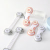 10 PCS Children Household Anti-opening Drawer Door Safety Lock, Color: Long White Gray