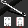 Multi-Function Plum Wrench Open Adjustment Double-Headed Self-Tightening Wrench(Silver)