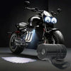 1pair Motorcycle Angel Wings Welcome Light LED Chassis Modified Wings Projector Light(Red)