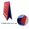 Desktop Foldable Pocket Tripod Tabletop Stand Up Card Pouch(Red Blue)