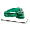 TMC HR87 Bike Aluminum Handle Bar Standard Mount for GoPro, Insta360, DJI and Other Action Cameras, Internal Diameter: 31.8mm(Green)