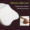 Four Seasons Breathable Memory Foam Car Neck Pillow Polyester Headrest (Black)