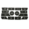 For BMW 5 Series/7 Series/X5/C6/F10/F01/F15 Air Conditioning Button Repair Sticker, Style: B 14pcs No OFF
