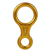 Climbing Rescue Figure 8 Descender Rappelling Gear Belay Device (Gold)