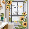 Fresh Sunflower Wall Stickers Living Room Flower Background Wall Decoration Wallpaper 30 x 90cm