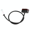 For Xiaomi Mijia M365 Scooter Rear Fending Plate Tail Light Brake Light With Cable & Chip(Black)