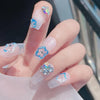 20 PCS Nail Jewelry Stacked Diamond Nail Sticker Accessories(H524 Large AB)