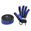 Intelligent Robot Split Finger Training Rehabilitation Glove Equipment With EU Plug Adapter, Size: XL(Blue Left Hand)