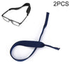 2 PCS Neoprene Diving Swimming Glasses Band Sunglasses Sponge Rope(Dark Blue)