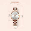 JIN SHI DUN 6533 Women Fashion Waterproof Ultra-thin Quartz Watch(Grey)