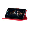For Alcatel 1SE 2020 KHAZNEH Retro Texture PU + TPU Horizontal Flip Leather Case with Holder & Card Slots & Wallet(Red)