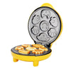 Household Cake Machine Mini Children Bread Machine Double-sided Heating Baking Machine UK Plug(Yellow)
