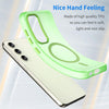 For Samsung Galaxy S23 5G MagSafe Frosted Translucent TPU + PC Full Coverage Phone Case(Green)