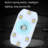 Car Lighting Reading Light LED Touch Sensing Ambient Light, Style:, Color: Ice Blue