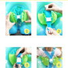 Cooldy Infant and Children Swimming Ring Swimming Supplies Inflatable Life Buoy, Inner diameter After Inflation:S, Size:S (Green)