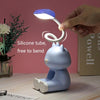 2 PCS FY6601 Cartoon Pen Holder Reading Desk Lamp LED Eye Protection Dormitory Student Bedroom Lamp(Blue)