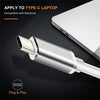 USB-C / Type-C 3.1 Male to DP Female HD Converter, Length: 12cm (Gold)