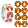 Cute Cartoon Animal Child Thank You Sticker(HA013)